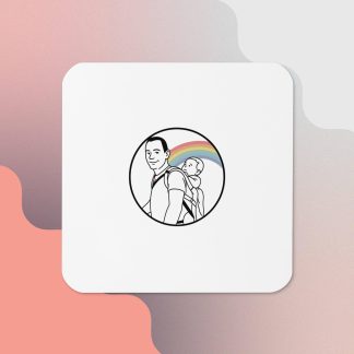 Cork-back coaster